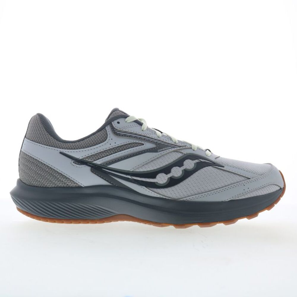 Saucony Mens Cohesion 17 Gray Shoes (NWT)